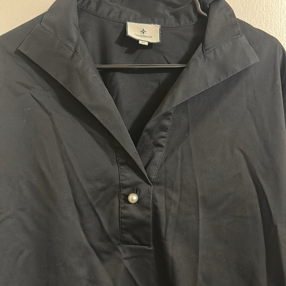 EUC Tuckernuck Women's Willow Black 3/4 Sleeve Blouse XL - Picture 3 of 6